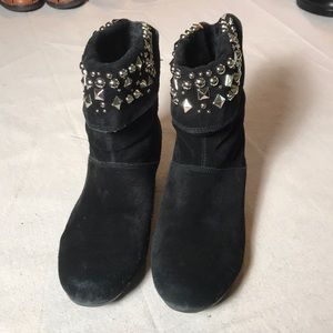 gianni bini studded booties